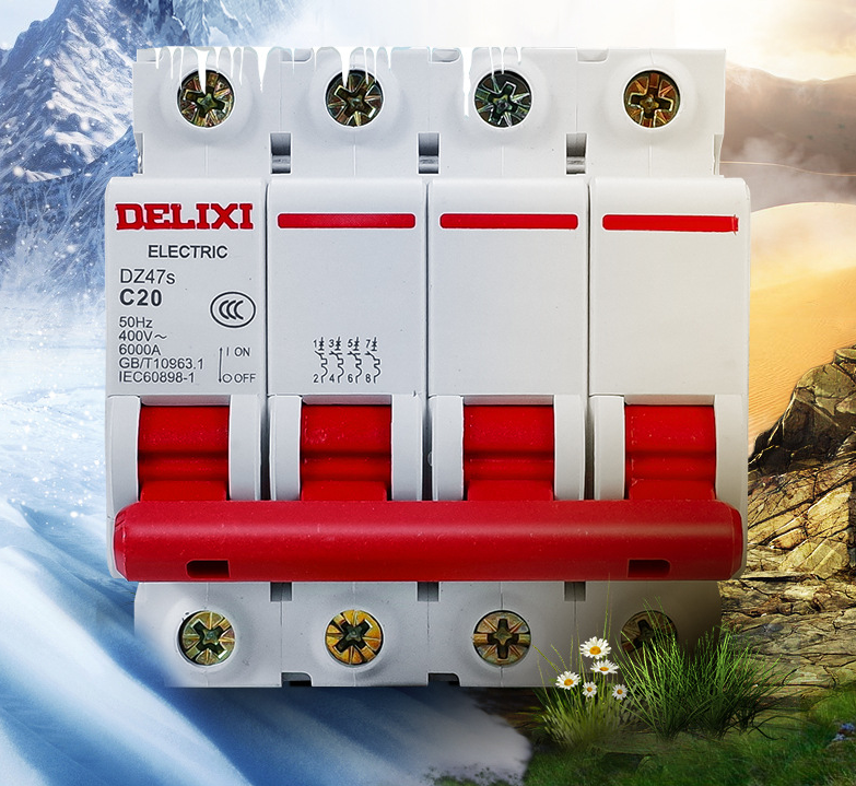 Dz47s air switch 1p three-phase household air switch 2p3p4p circuit breaker main switch 16a32a63a